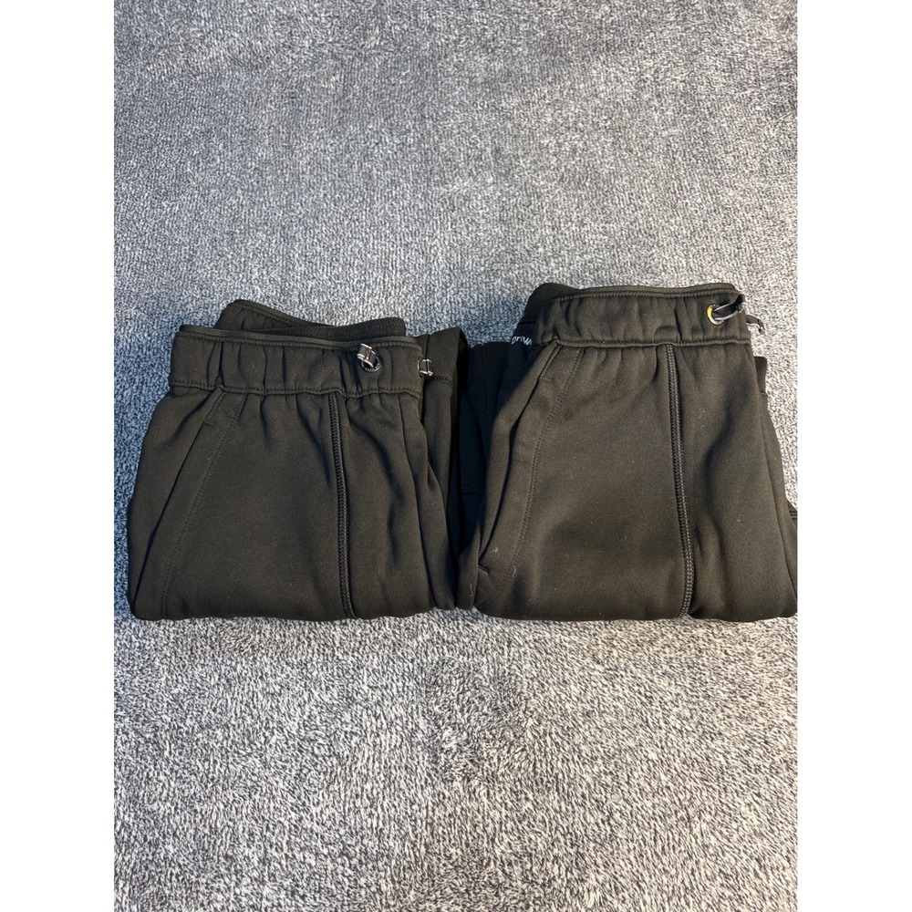 Athletic Works Boys XL 14-16 Black DriWorks Fleece Jogger Pants Lot 2 341001251